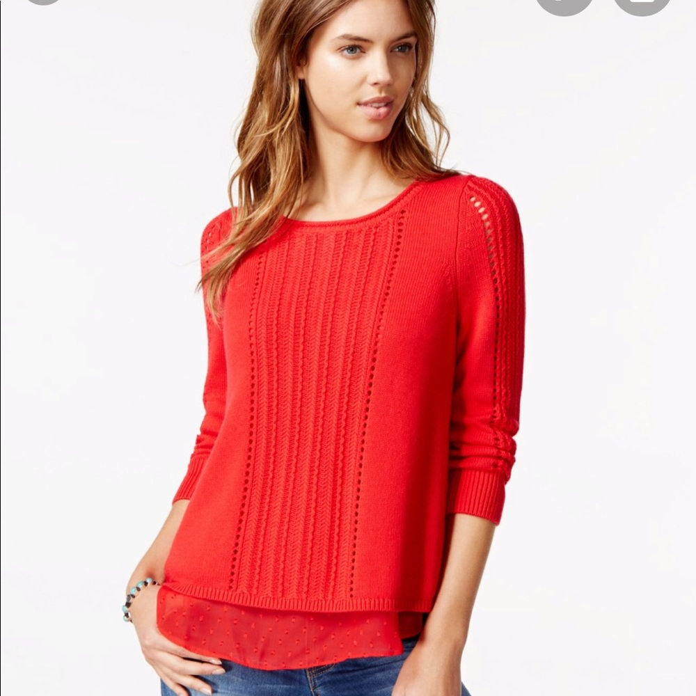❤️ Lucky Brand ™️ Crew Cardigan Sweater